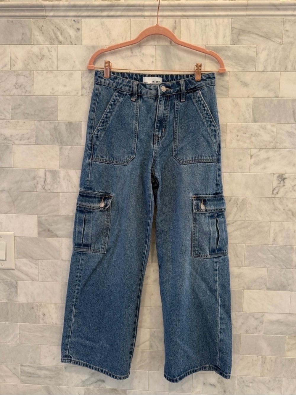 Vervet Denim Cargo Jeans